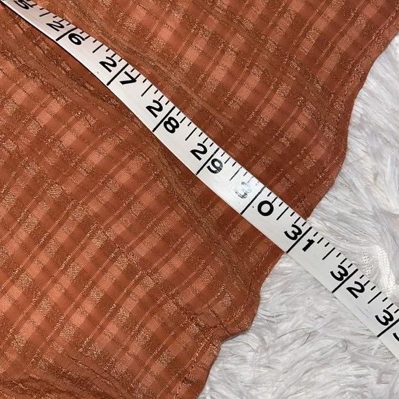 New Amuse Society Spaghetti Strap Button Front Romper – Size L – Deep Orange - Picture 12 of 16